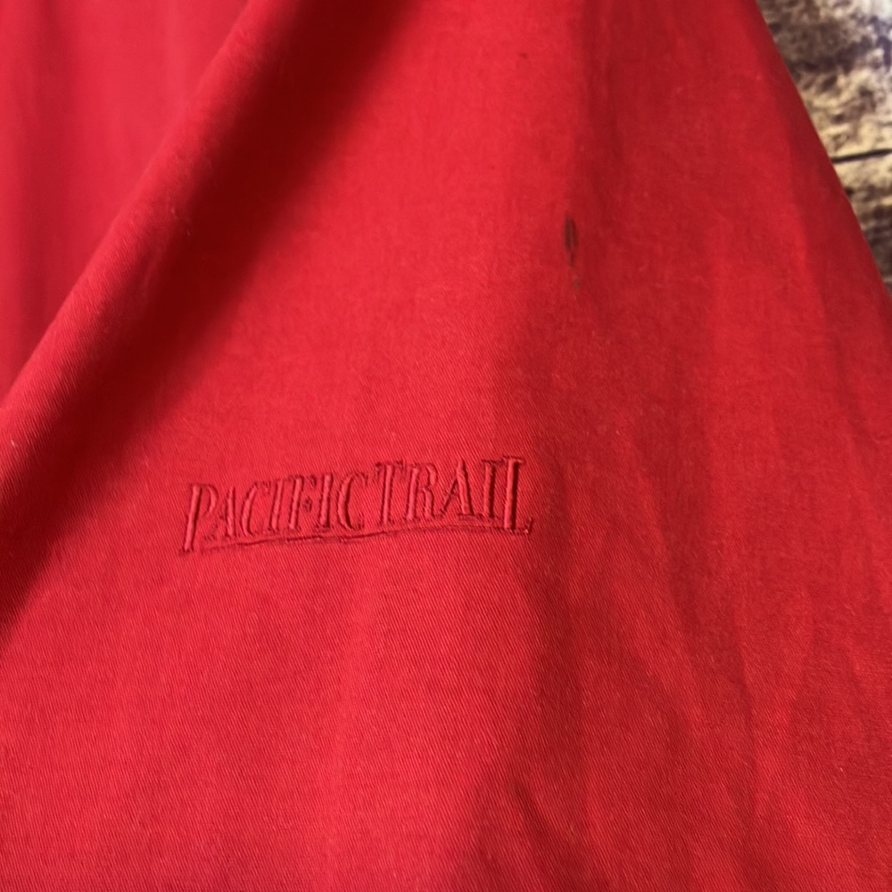 Pacific Trail Coat Chores Work Red Size Medium M Drawstring Women’s - Picture 6 of 14